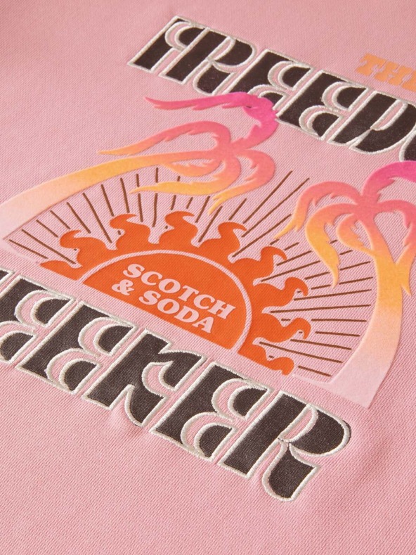 Scotch & Soda Rožnata ženska majica Scotch & Soda