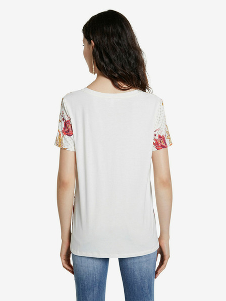 Desigual Desigual TS Praga Srajca kremaste barve za ženske