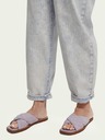 Scotch & Soda Svetlo vijolični ženski copati iz semiša Scotch & Soda Tilda