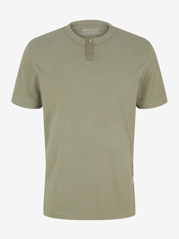 Tom Tailor Kaki moška osnovna majica Tom Tailor