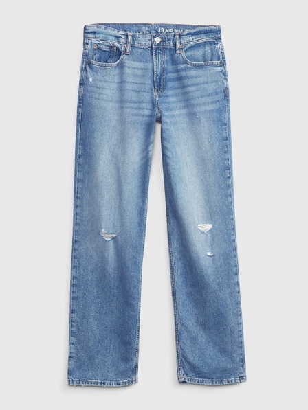 GAP Detské džínsy mid rise '90s loose GAP