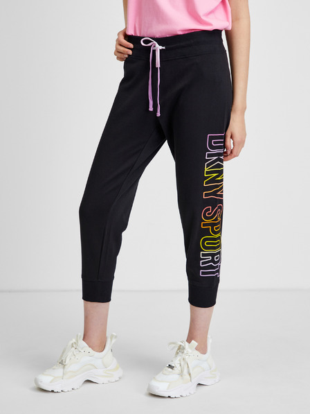 DKNY DKNY Črne ženske športne oprijete hlače
