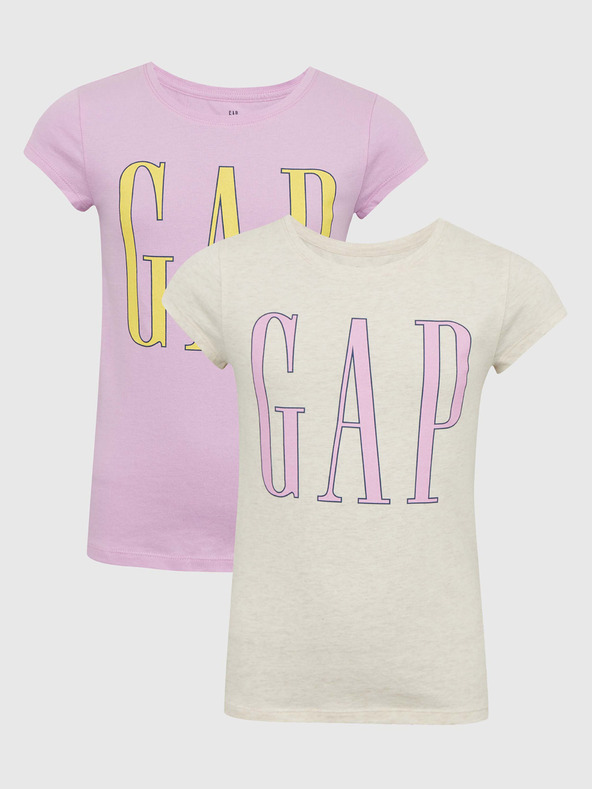 GAP Otroške majice z logotipom, 2 kosa GAP