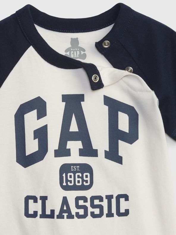 GAP Dojenčkovo body z logom Gap GAP