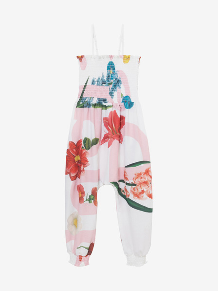 Desigual Bela dekliška pisana majica Desigual Pant Tomillo