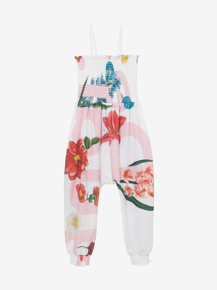 Desigual Bela dekliška pisana majica Desigual Pant Tomillo