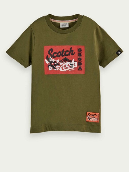 Scotch & Soda Kaki majica za dečke Scotch & Soda