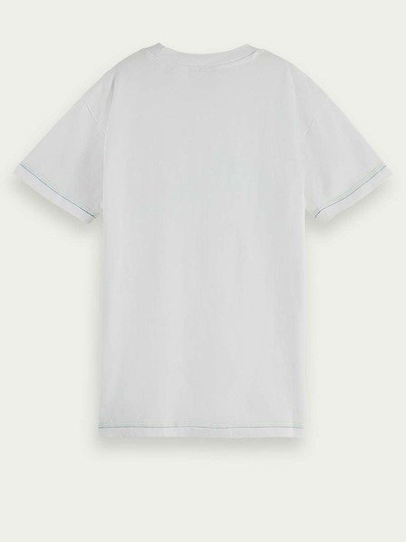 Scotch & Soda Bela fantovska majica Scotch & Soda