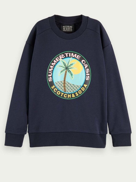 Scotch & Soda Temno modra fantovska majica Scotch & Soda