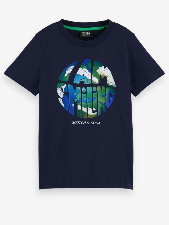 Scotch & Soda Temno modra fantovska majica Scotch & Soda