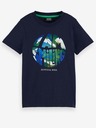 Scotch & Soda Temno modra fantovska majica Scotch & Soda