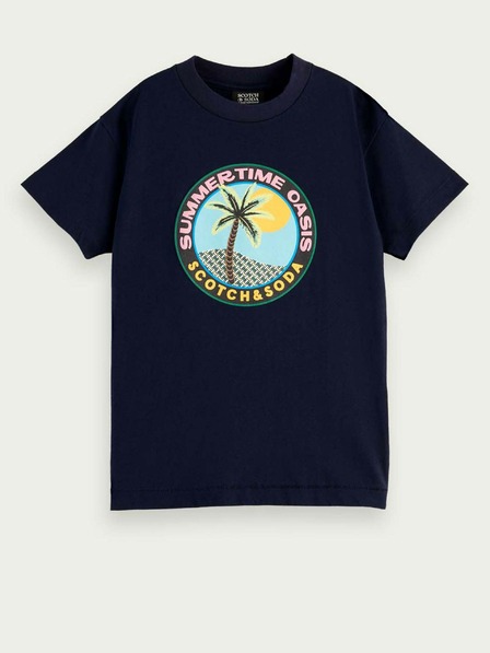 Scotch & Soda Temno modra fantovska majica Scotch & Soda