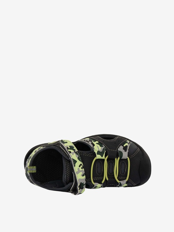 ALPINE PRO Rumeno-sivi otroški sandali ALPINE PRO WHITE