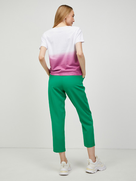 Pieces Bela in roza majica Pieces Abba