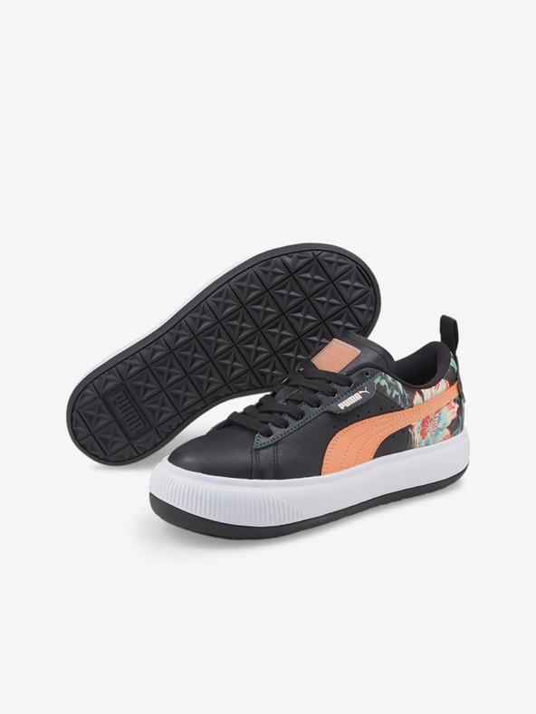 Puma Črne ženske superge iz usnja Puma Mayu
