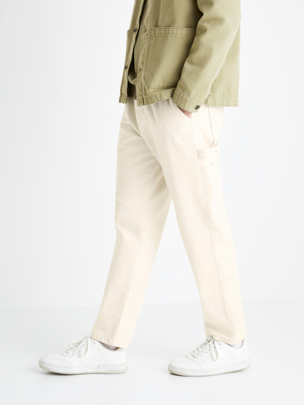 Celio Bocarp platnene hlače za obleko Celio