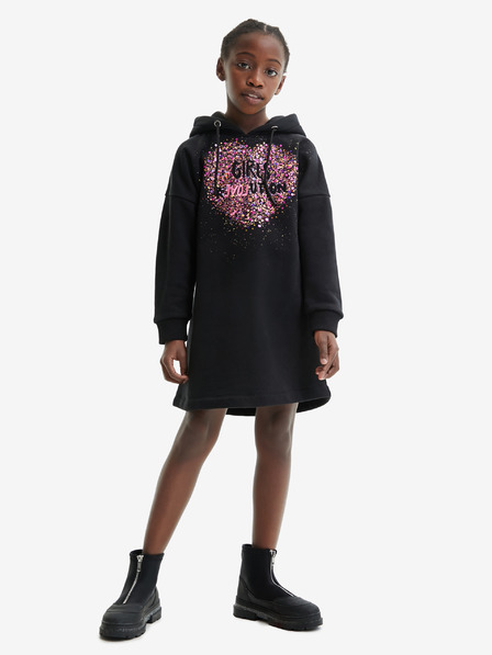 Desigual Desigual Ariza črna dekliška majica Desigual