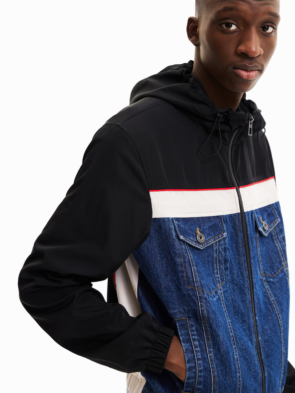 Desigual Temno modra moška jakna Desigual Pol