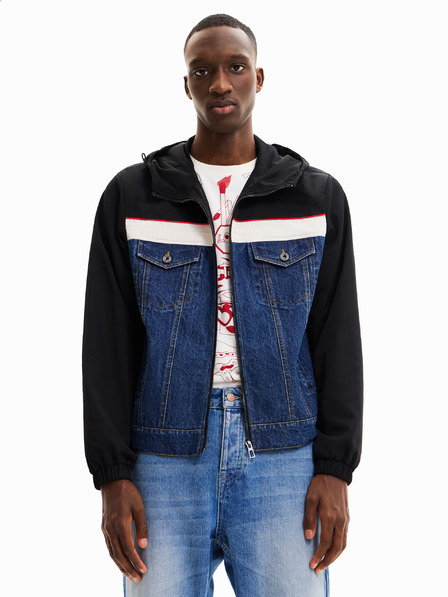 Desigual Temno modra moška jakna Desigual Pol