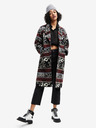 Desigual Črn ženski vzorčast plašč Desigual Dev