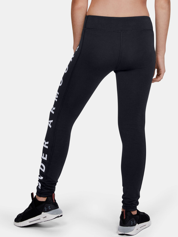 Under Armour Dekliške pajkice Under Armour SportStyle Branded Leggings-BLK