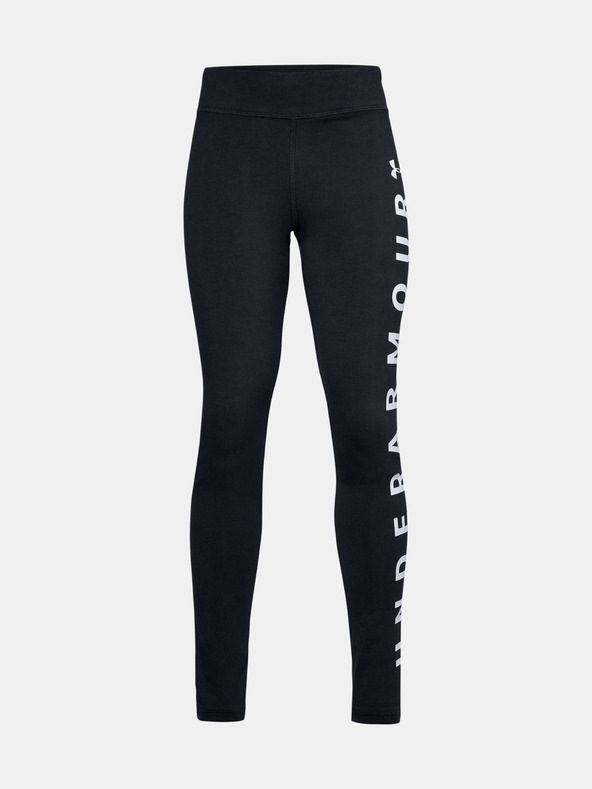 Under Armour Dekliške pajkice Under Armour SportStyle Branded Leggings-BLK