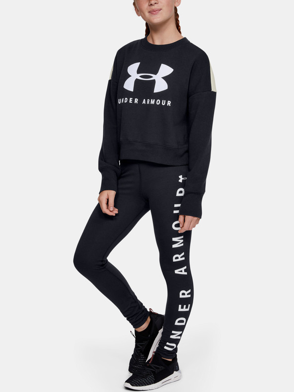 Under Armour Dekliške pajkice Under Armour SportStyle Branded Leggings-BLK