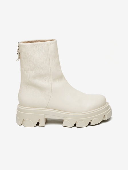 Steve Madden Krem usnjeni gležnjarji Steve Madden Maryann