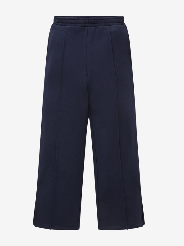 Tom Tailor Temno modre dekliške hlače s širokimi nogavicami Tom Tailor
