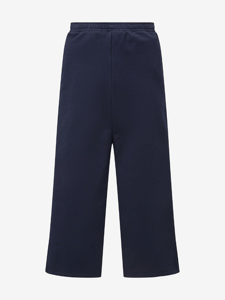 Tom Tailor Temno modre dekliške hlače s širokimi nogavicami Tom Tailor