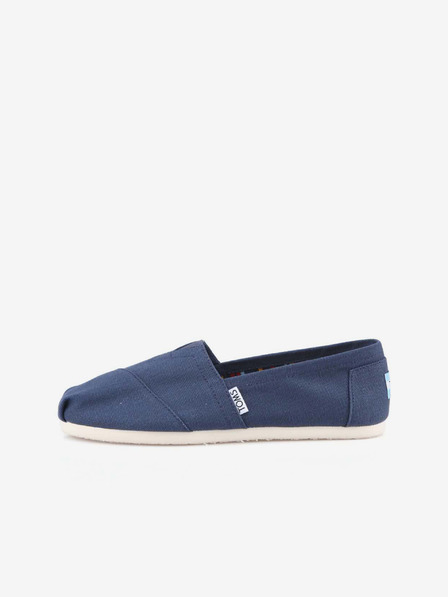 TOMS Temno modre ženske espadrile TOMS Canvas Classic