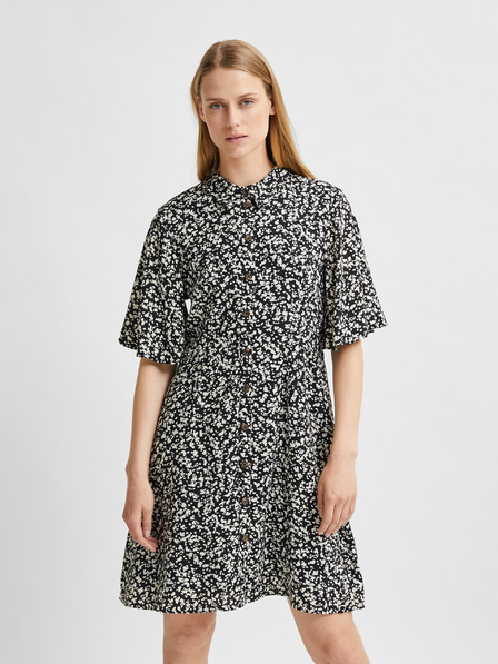 Selected Femme Črna vzorčasta majica Selected Femme Uma