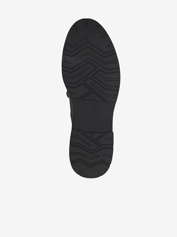 Tamaris Svetlo rjavi bleščeči čevlji s peto Tamaris