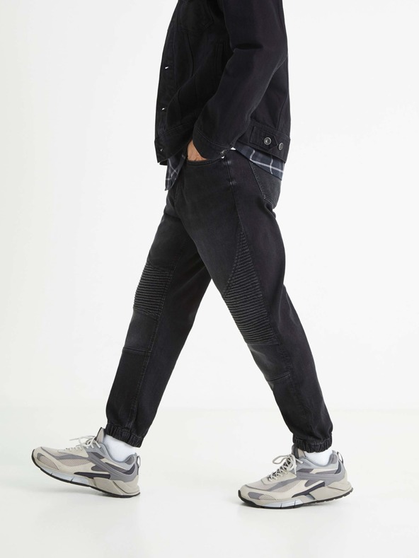 Celio Črne moške hlače iz džinsa Celio