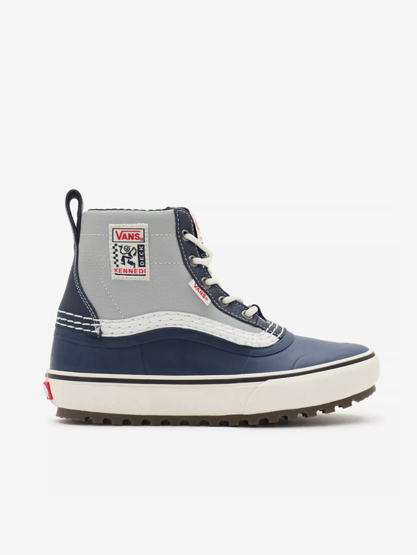 Vans Sivo-modri ženski gležnjarji VANS Standard Mid Snow