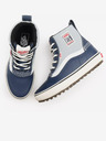 Vans Sivo-modri ženski gležnjarji VANS Standard Mid Snow
