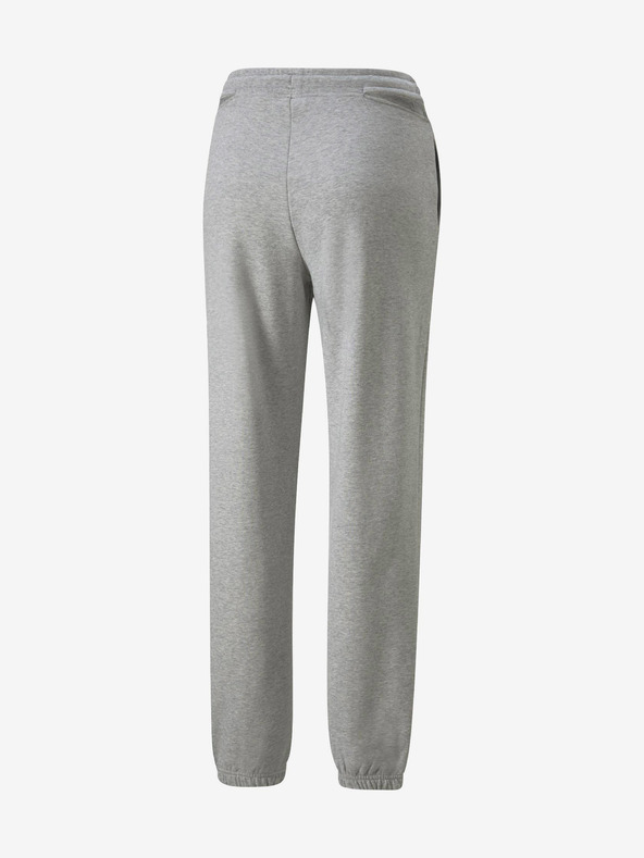 Puma Svetlo sive ženske puma trenirke z razporki