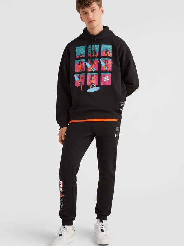 O'Neill Črna moška jopa s kapuco O'Neill Progressive