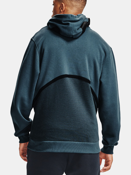 Under Armour Moški pulover Under Armour Rival Fleece AMP FZ HD