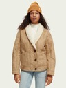 Scotch & Soda Svetlo rjava ženska zimska jakna Scotch & Soda