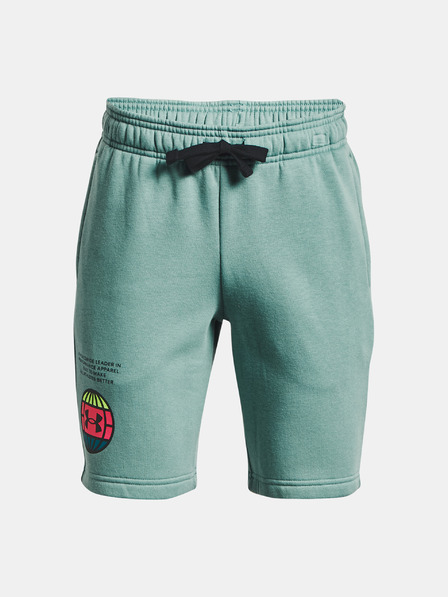 Under Armour Deške kratke hlače Under Armour UA Rival Fleece ANAML Short-BLK