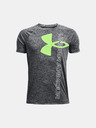 Under Armour Deška majica Under Armour UA Tech Split Logo Hybrid SS-BLK