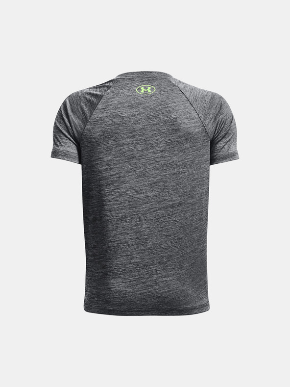 Under Armour Deška majica Under Armour UA Tech Split Logo Hybrid SS-BLK