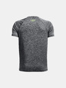 Under Armour Deška majica Under Armour UA Tech Split Logo Hybrid SS-BLK