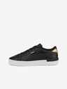 Puma Črne ženske usnjene superge Puma Jada Distressed