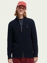 Scotch & Soda Temno moder moški pulover Scotch & Soda