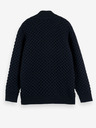 Scotch & Soda Temno moder moški pulover Scotch & Soda