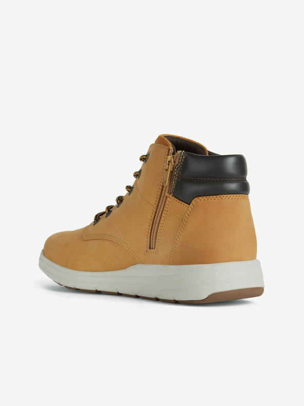 Geox Svetlo rjavi moški usnjeni gležnjarji Geox Hallson