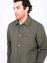 Brakeburn Kaki moška lahka srajčna jakna Brakeburn