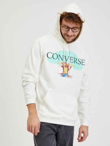 Converse Kremasta moška jopa s kapuco Converse